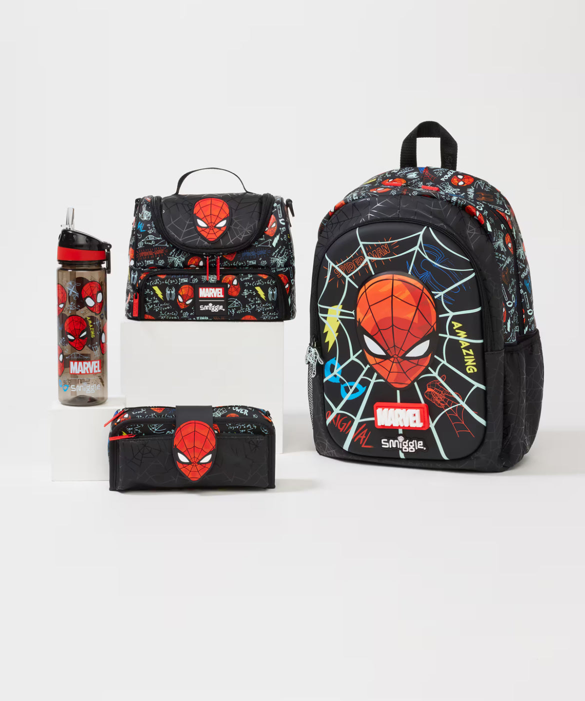 Smiggle Spiderman 4 piece Classic Backpack